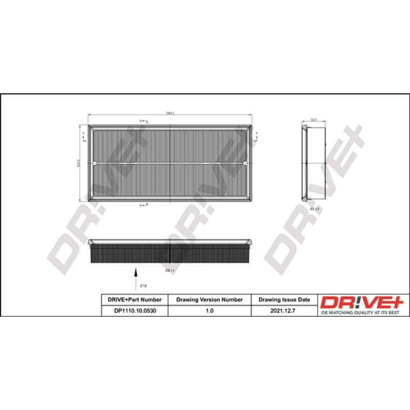 DRVE oro filtras DP1110.10.0530