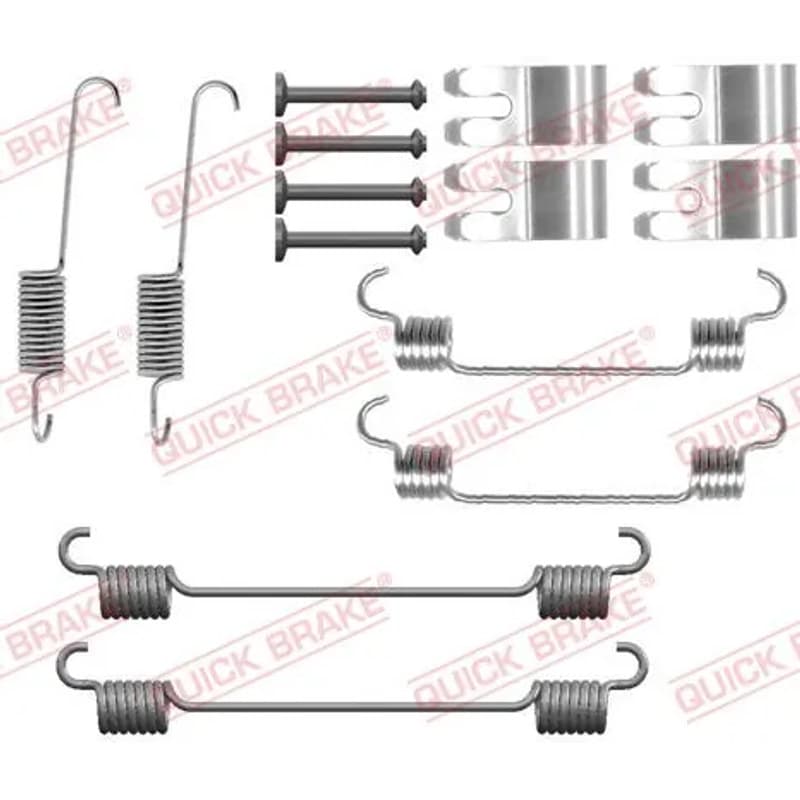 QUICKBRAKE priedų komplektas, stabdžių trinkelės 105-0076