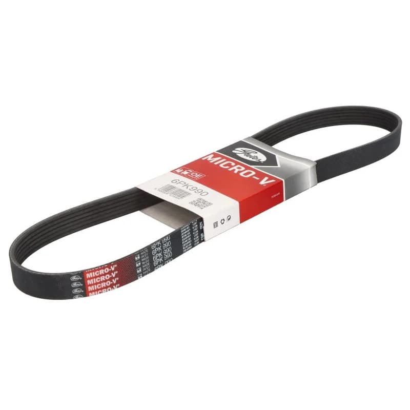 GATES V formos rumbuoti diržai 6PK990