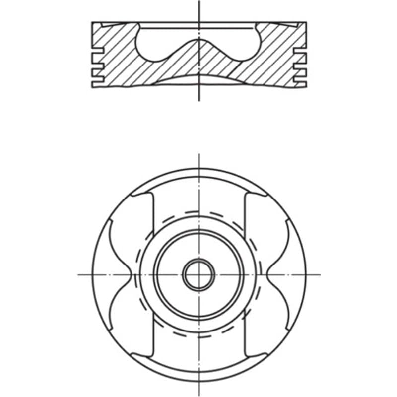 MAHLE 021 PI 00129 000 stūmoklis