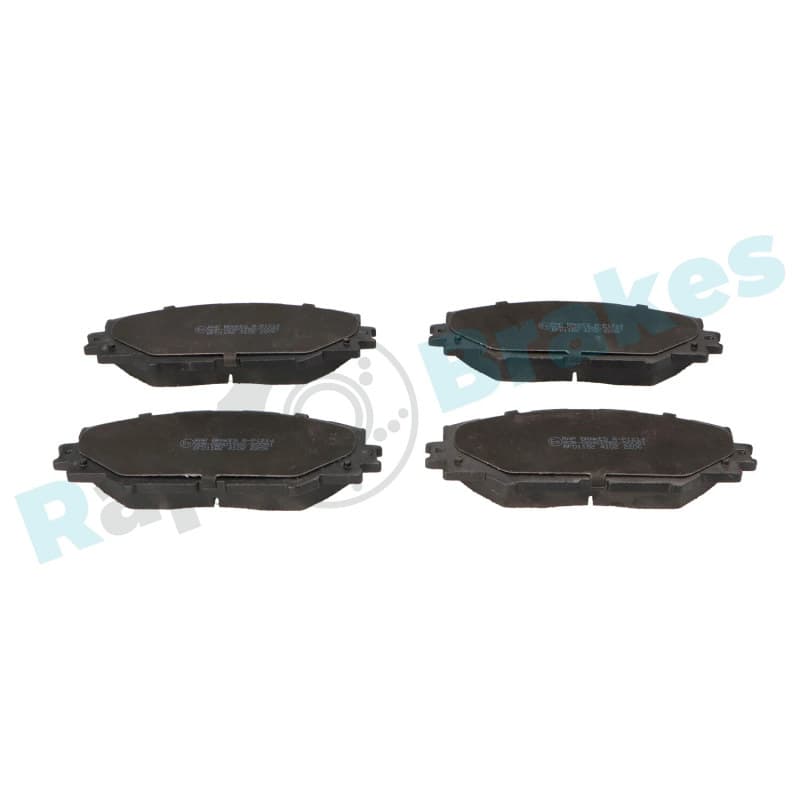 RAPBRAKES stabdžių trinkelių rinkinys, diskinis stabdys R-P1214