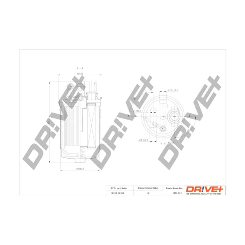 DRVE kuro filtras DP1110.13.0108