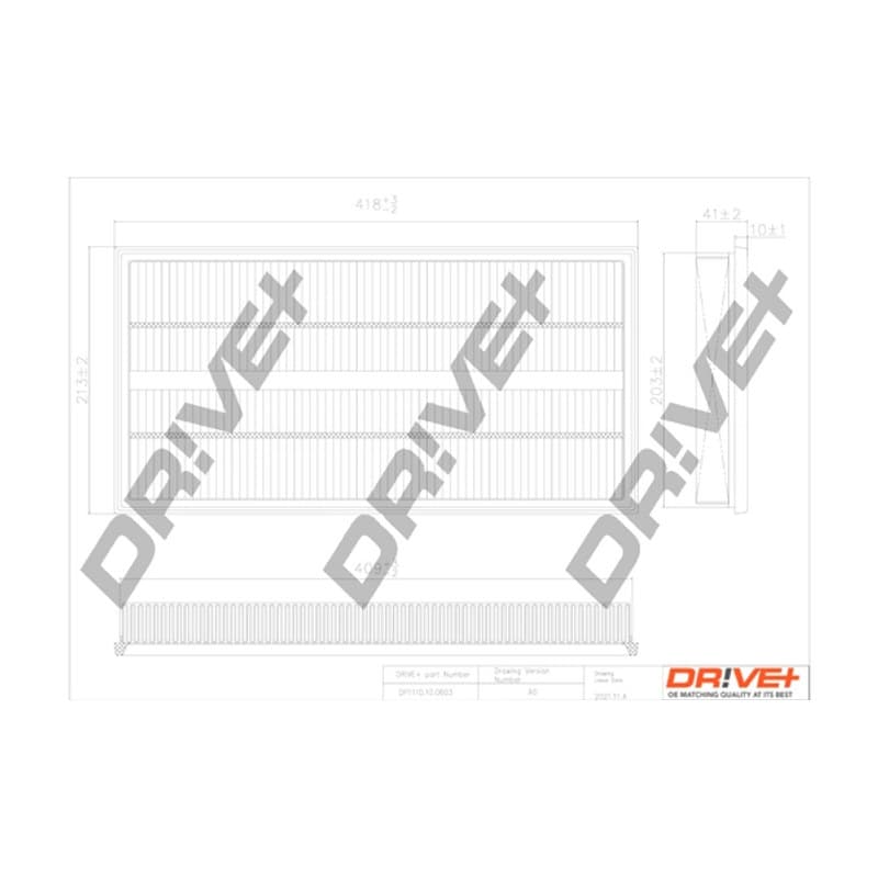DRVE oro filtras DP1110.10.0603