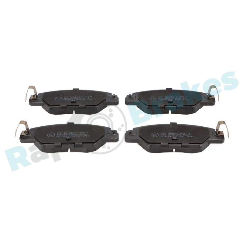RAPBRAKES stabdžių trinkelių rinkinys, diskinis stabdys R-P1541