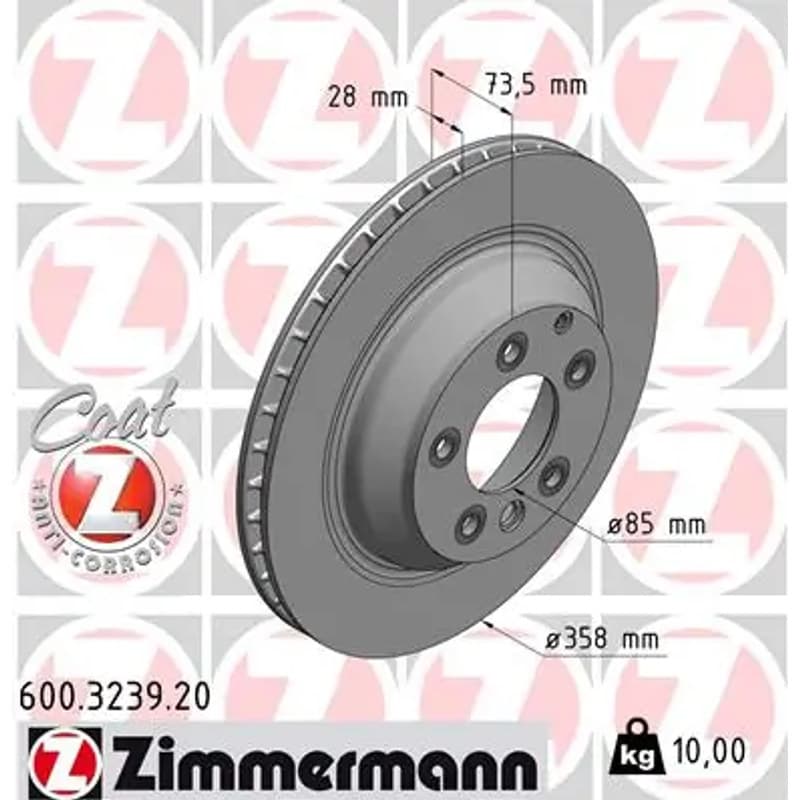 ZIMMERMANN stabdžių diskas 600.3239.20