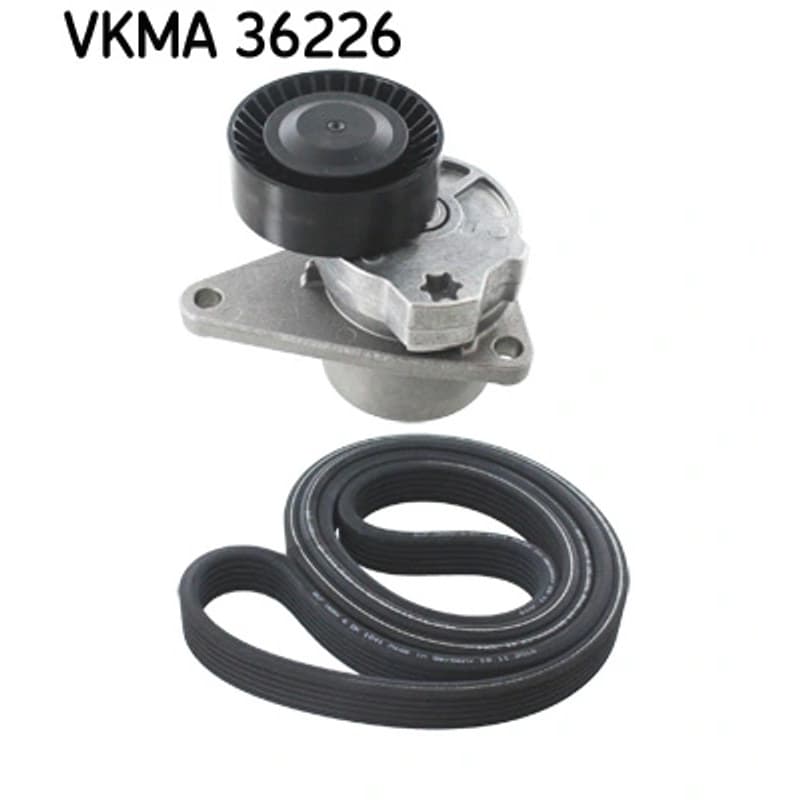 SKF VKMA 36226 V formos rumbuotas diržas, komplektas
