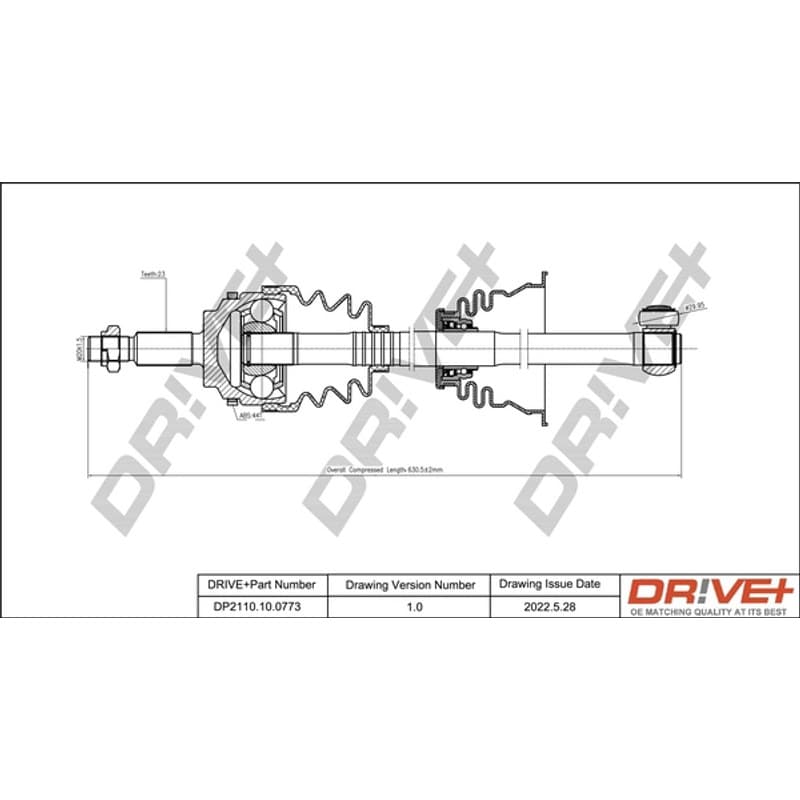 DRVE pusašis DP2110.10.0773