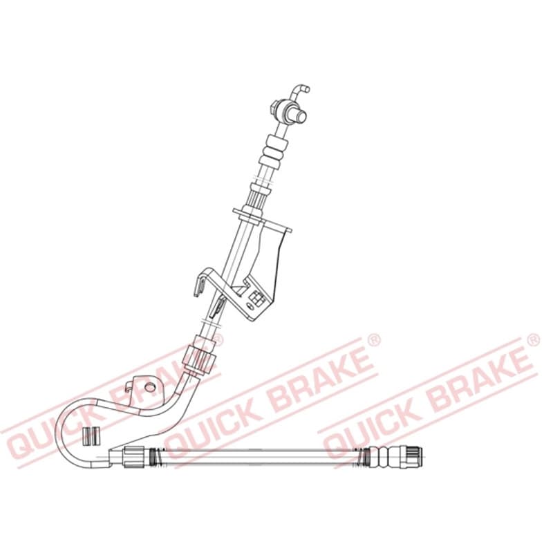 QUICKBRAKE stabdžių žarnelė 58.875X