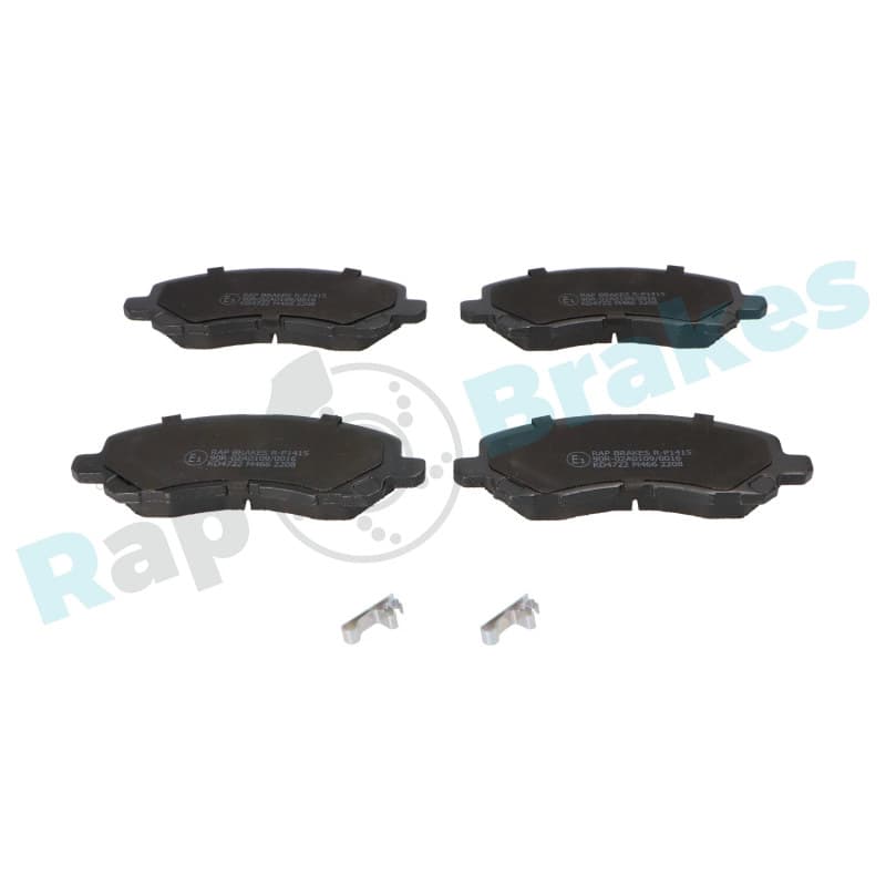 RAPBRAKES stabdžių trinkelių rinkinys, diskinis stabdys R-P1415