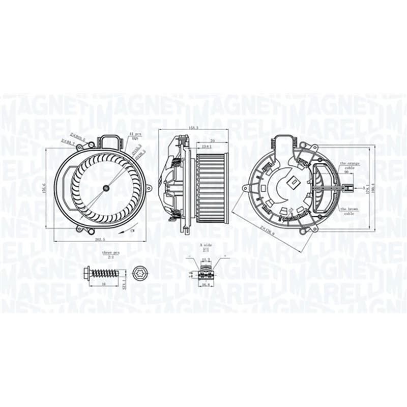 MAGNETIMARELLI vidaus pūtiklis 069412722010