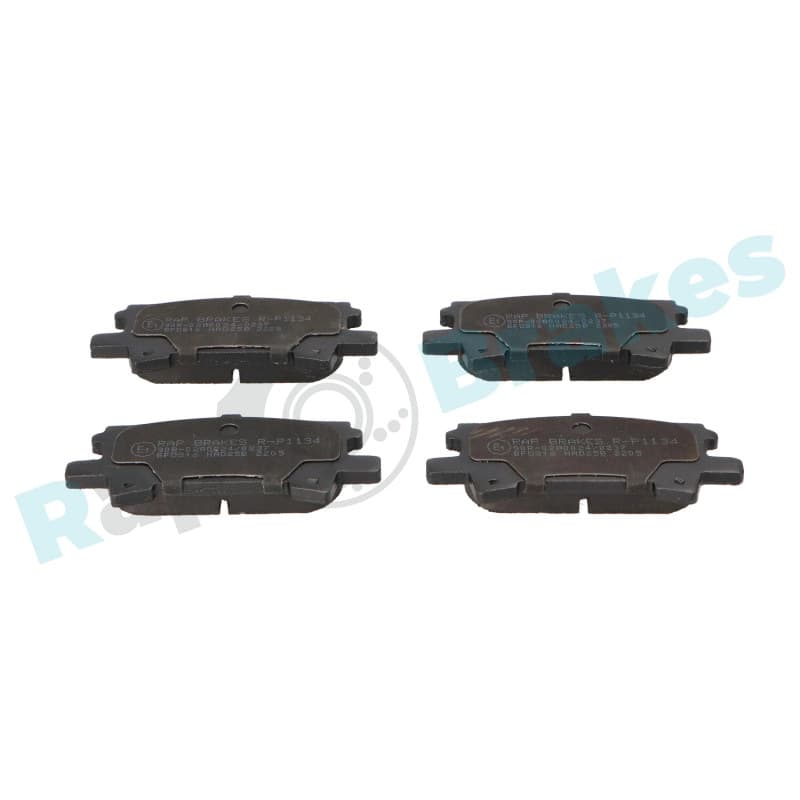 RAPBRAKES stabdžių trinkelių rinkinys, diskinis stabdys R-P1134