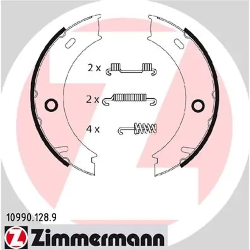 ZIMMERMANN stabdžių trinkelių komplektas, stovėjimo stabdis 10990.128.9