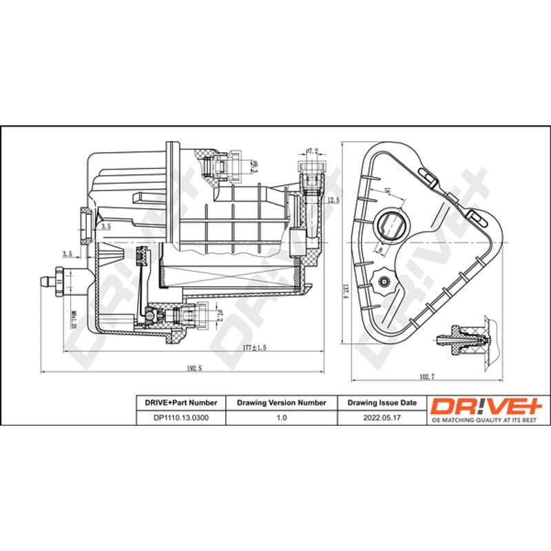 DRVE kuro filtras DP1110.13.0300