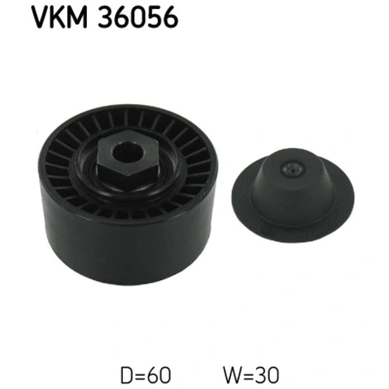 SKF VKM 36056 diržo įtempiklis, V formos rumbuotas diržas
