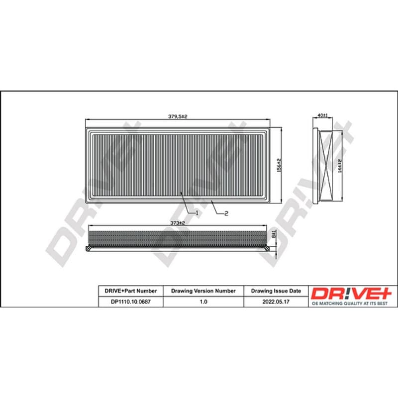 DRVE oro filtras DP1110.10.0687