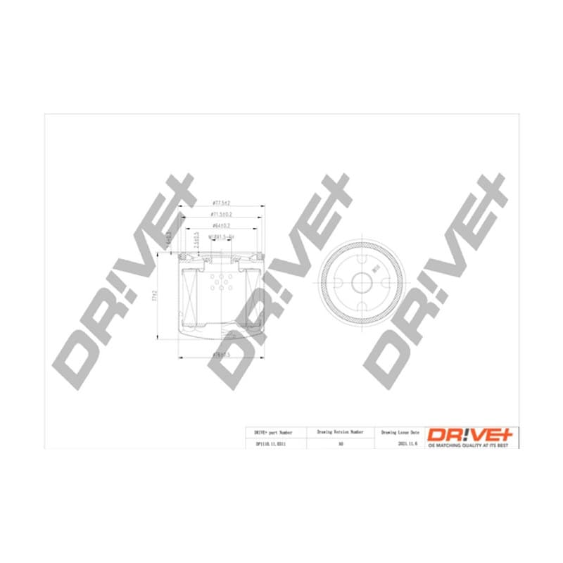 DRVE alyvos filtras DP1110.11.0311
