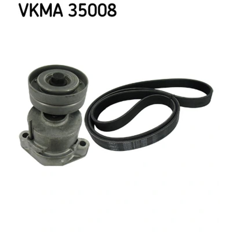 SKF VKMA 35008 V formos rumbuotas diržas, komplektas