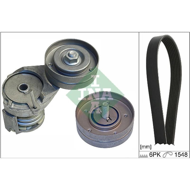 SCHAEFFLERINA V formos rumbuotas diržas, komplektas 529 0108 10