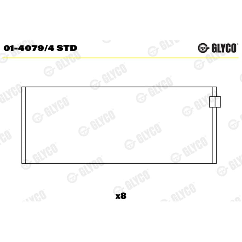 GLYCO guoliai dideliu galu 01-4079/4 STD