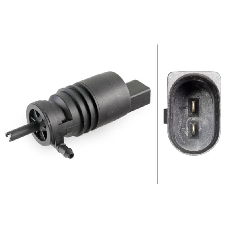 HELLA 8TW 006 848-041 vandens siurblys, priekinio stiklo plovimas