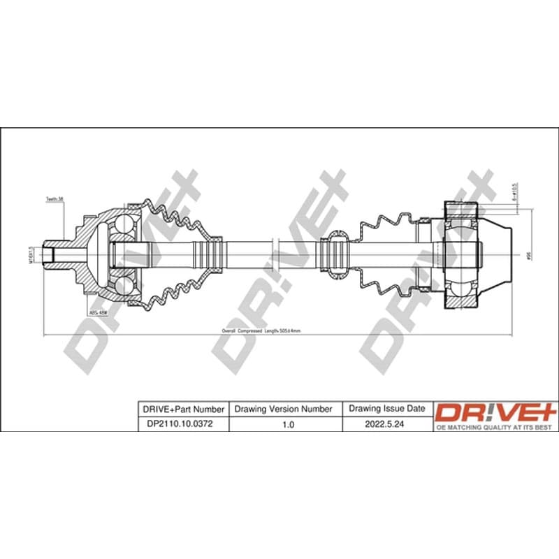 DRVE DP2110.10.0372 pusašis