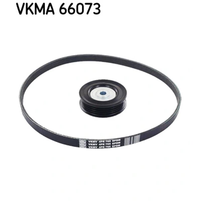 SKF VKMA 66073 V formos rumbuotas diržas, komplektas