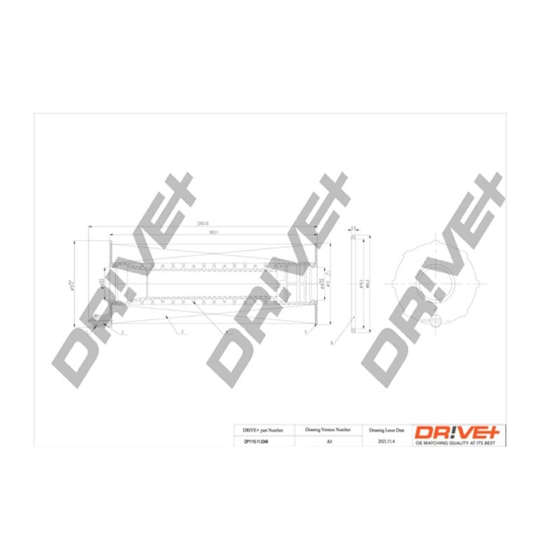 DRVE alyvos filtras DP1110.11.0348