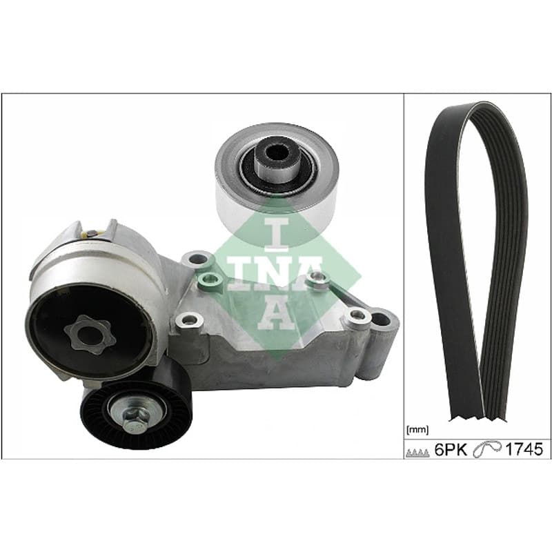 SCHAEFFLERINA V formos rumbuotas diržas, komplektas 529 0489 10