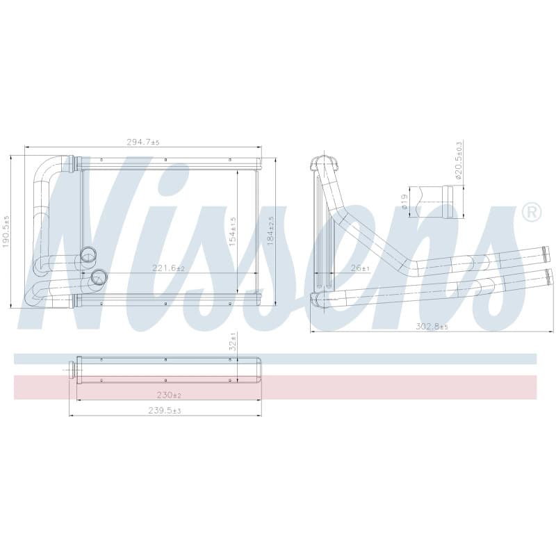 Salono radiatorius NISSENS 707410 NISS
