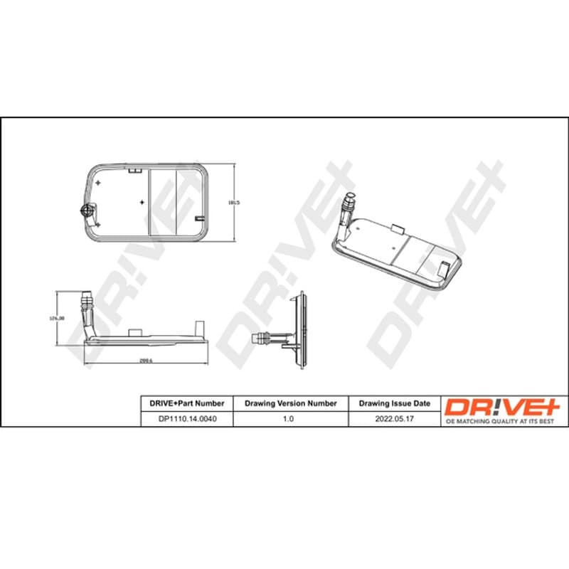 DRVE hidraulinis filtras, automatinė transmisija DP1110.14.0040