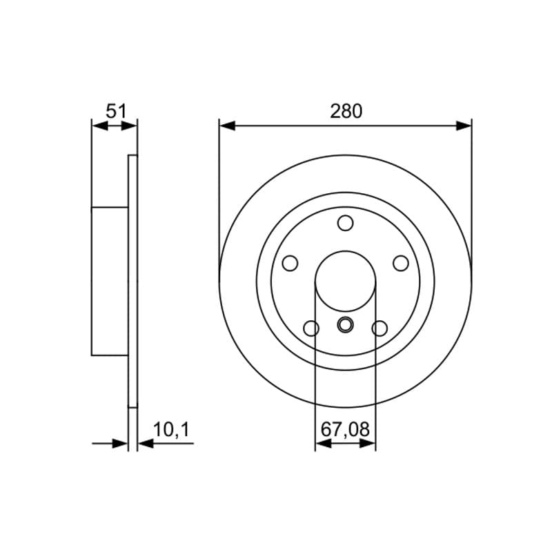 BOSCH 0 986 479 C92 stabdžių diskas