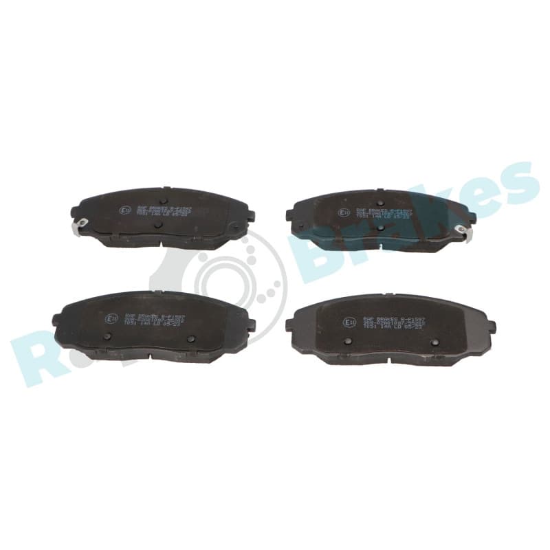 RAPBRAKES stabdžių trinkelių rinkinys, diskinis stabdys R-P1597