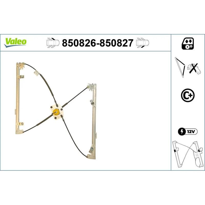 VALEO lango pakėliklis 850827