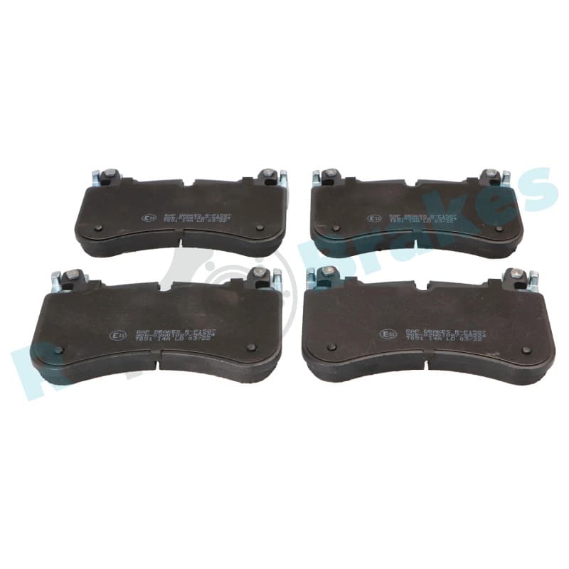 RAPBRAKES stabdžių trinkelių rinkinys, diskinis stabdys R-P1587