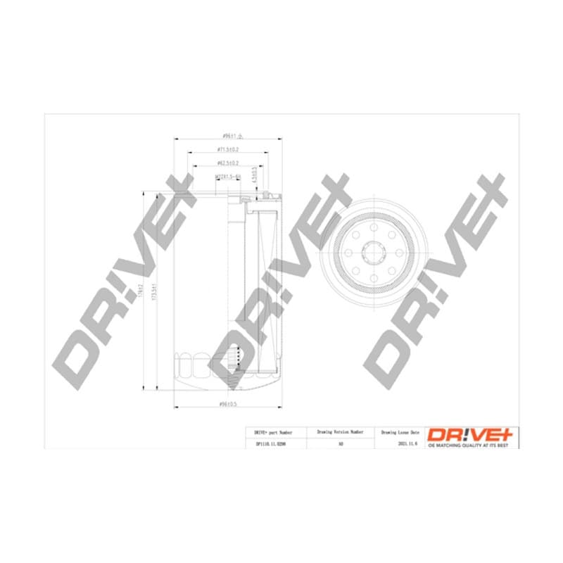DRVE alyvos filtras DP1110.11.0298