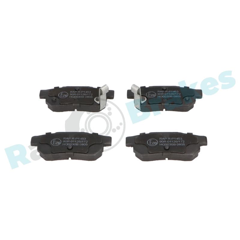 RAPBRAKES stabdžių trinkelių rinkinys, diskinis stabdys R-P1453