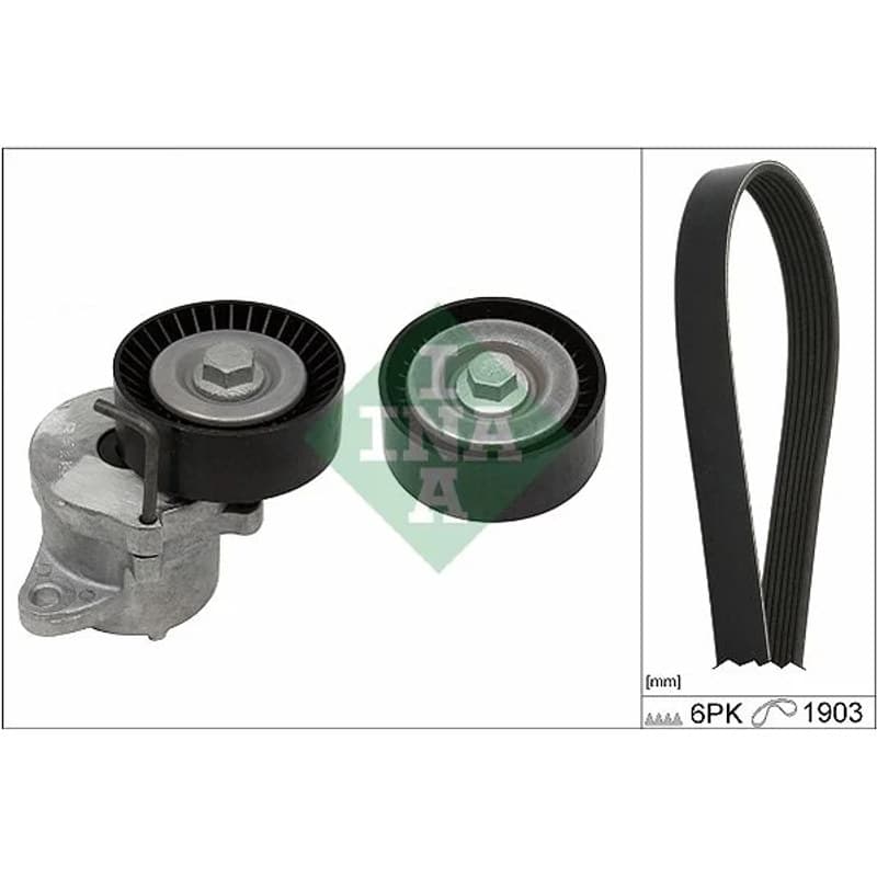 SCHAEFFLERINA V formos rumbuotas diržas, komplektas 529 0348 10