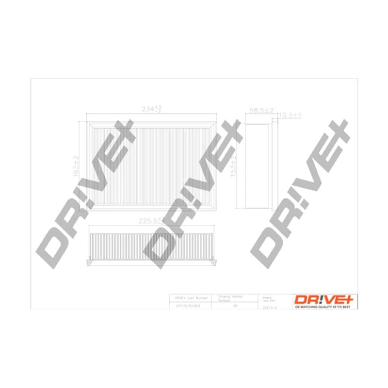 DRVE oro filtras DP1110.10.0203