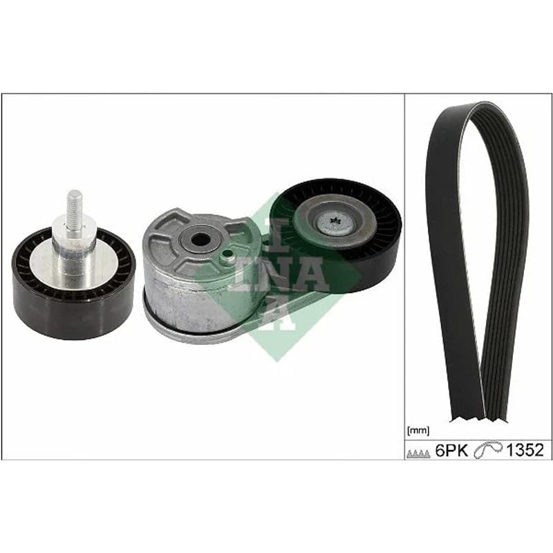SCHAEFFLERINA V formos rumbuotas diržas, komplektas 529 0549 10