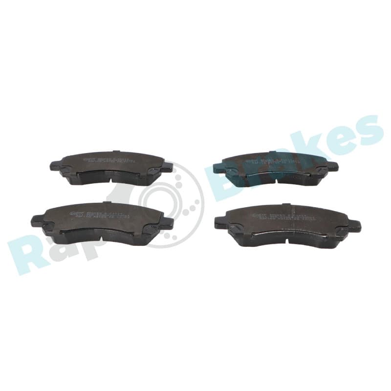 RAPBRAKES stabdžių trinkelių rinkinys, diskinis stabdys R-P1014