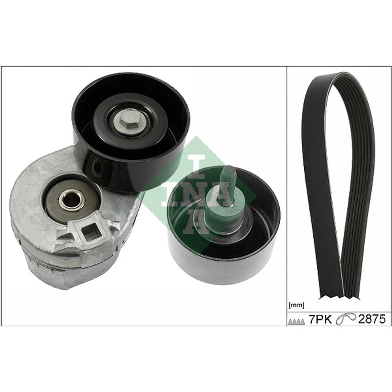 SCHAEFFLERINA V formos rumbuotas diržas, komplektas 529 0390 10
