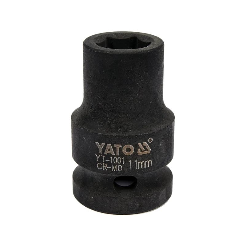 YATO Šešiakampė smūginė galvutė 1/2'' 11 mm YT-1001