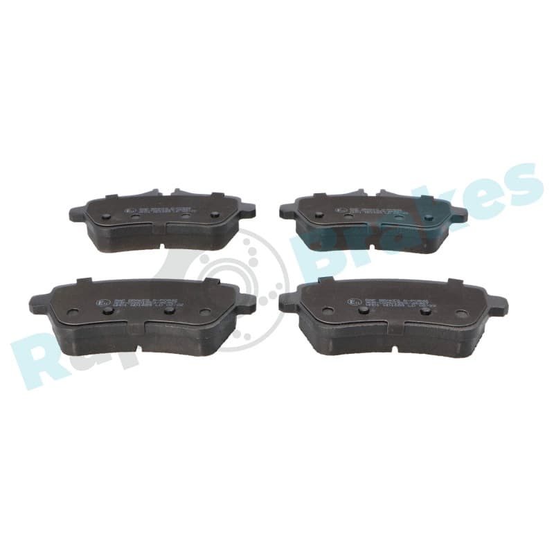 RAPBRAKES stabdžių trinkelių rinkinys, diskinis stabdys R-P0842