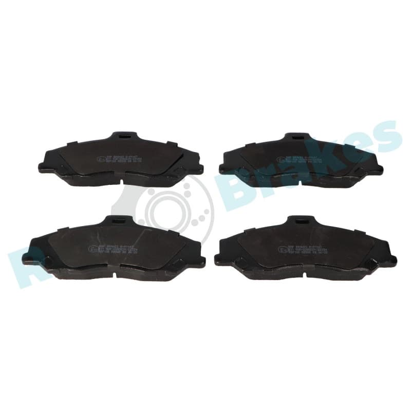 RAPBRAKES stabdžių trinkelių rinkinys, diskinis stabdys R-P1147