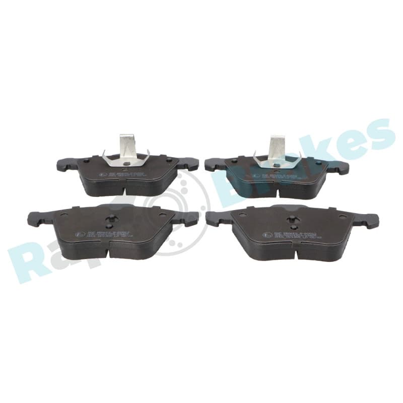 RAPBRAKES stabdžių trinkelių rinkinys, diskinis stabdys R-P0563