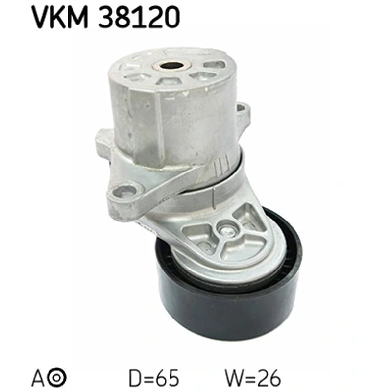 SKF VKM 38120 diržo įtempiklis, V formos rumbuotas diržas