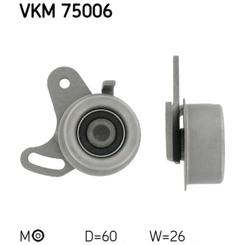 SKF VKM 75006 įtempiklio skriemulys, paskirstymo diržas