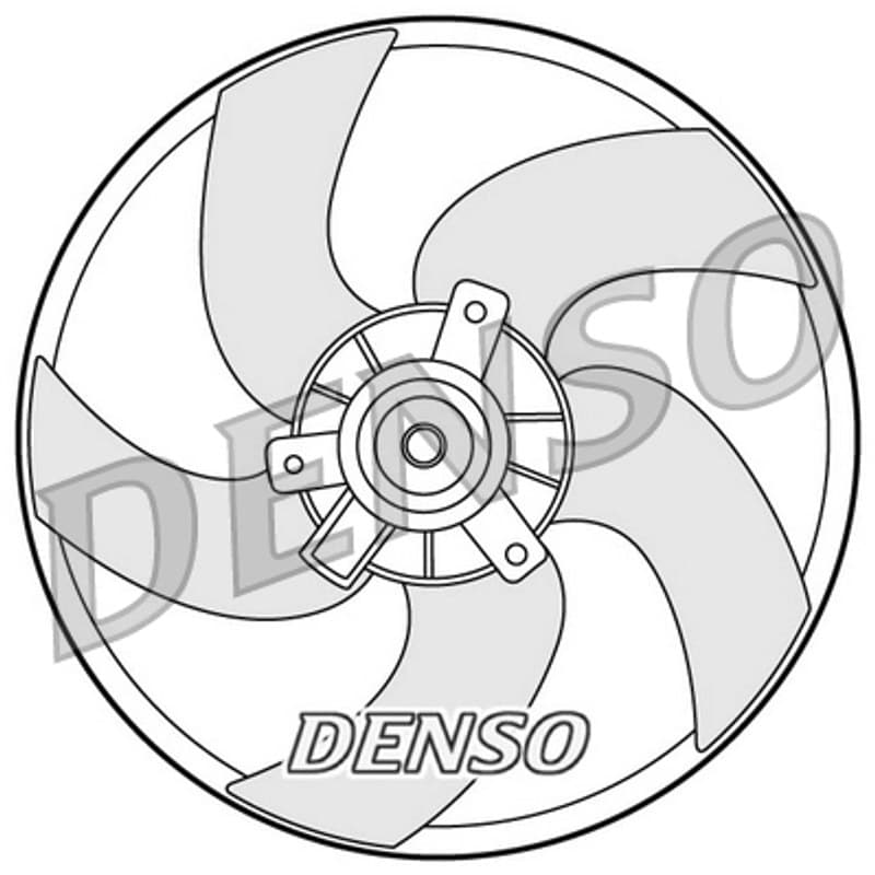 DENSO ventiliatorius, radiatoriaus DER21011