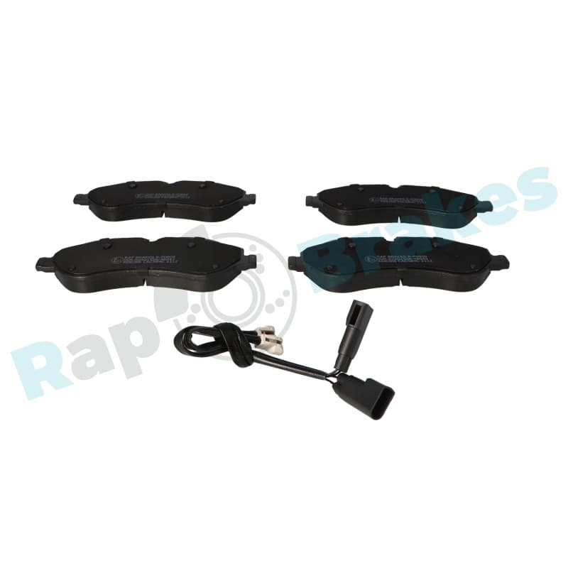 RAPBRAKES stabdžių trinkelių rinkinys, diskinis stabdys R-P0809
