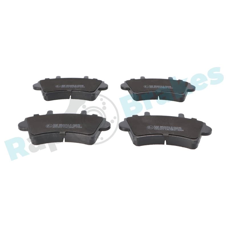 RAPBRAKES stabdžių trinkelių rinkinys, diskinis stabdys R-P0346